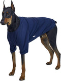 Dog Shirt for Small Dogs Plain T-Shirts Soft Breathable Dog Cotton Shirt pet Clothes (3X-Large, Navy)