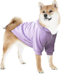 Extra Large Dog Clothes Hoodies Zip Up Sweaters for Big Dogs Labrador Golden Retriever Purple 5XL