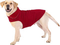 Fleece Dog Coat Pet Jacket Reflective for Cold Weather for Extra Large to Small Pets(Red,S)