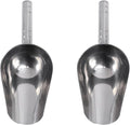 POPETPOP 2pcs Ice Scoop Pet Feeding Scoop s Quart Metal Feed 1 Cup Hand Stainless Steel Aluminum Dog Feeding Shovel Dog Treat Food Durable