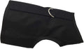 Kitty Holster Cat Harness – Secure Cat Harness for Walking, Soft Cotton Cat Accessories, Comfortable Fit, Strong Hook-and-Loop Closure, Made in USA – Black, XL