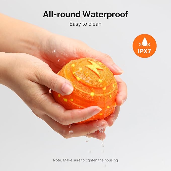 Interactive Dog Toys Balls Moving - Smart Automatic Bouncing Interactive Dog Ball, Durable Pet-Safe E-TPU, IPX7 Waterproof, Anti Boredom Dog Toys to Keep Them Busy for Large and Small Dogs (2 Pack)