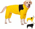 Dog Raincoat,Waterproof Windproof Rain Jacket,All-Weather Jacket,for Small Medium Large Extra Large Dogs (Yellow, X-Large)
