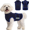 MIGOHI Dog Anxiety Relief Coat,Comfort Anxiety Vest for Dogs,Adjustable Anxiety Calming Wrap for Fireworks,Thunderstorms,Travel, Separation, Dog Anxiety Jacket for Small Dogs,S,NavyBlue