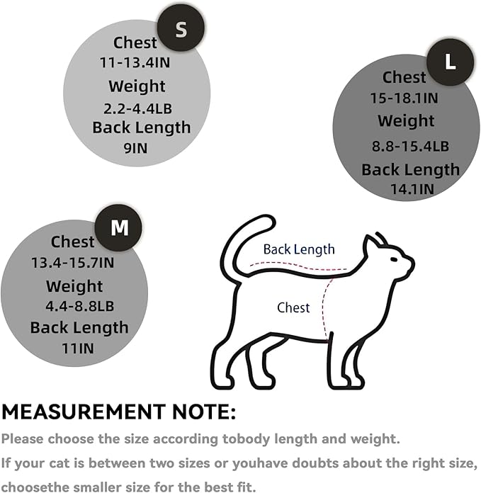 Cat Surgical Recovery Suit, Abdominal Wounds Cone E-Collar Alternative Anti-Licking Or Skin Diseases Pet Surgical Recovery Pajama Suit, Soft Fabric Onesies for Cats (S, Blue)