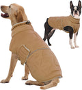 FUAMEY Winter Warm Turtleneck Coat - Thick Waterproof Fleece - Dog Snowsuit for Small to Large Dogs