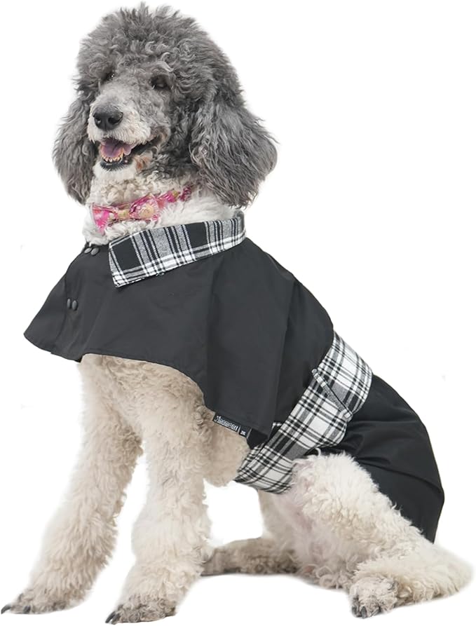 MAMORE Dog Jacket Waterproof Outdoor Vest for Smal Medium Large Dogs, Windproof Adjustable Breathable Lightweight Fashion Casual Dog Clothes (Khaki, Medium)