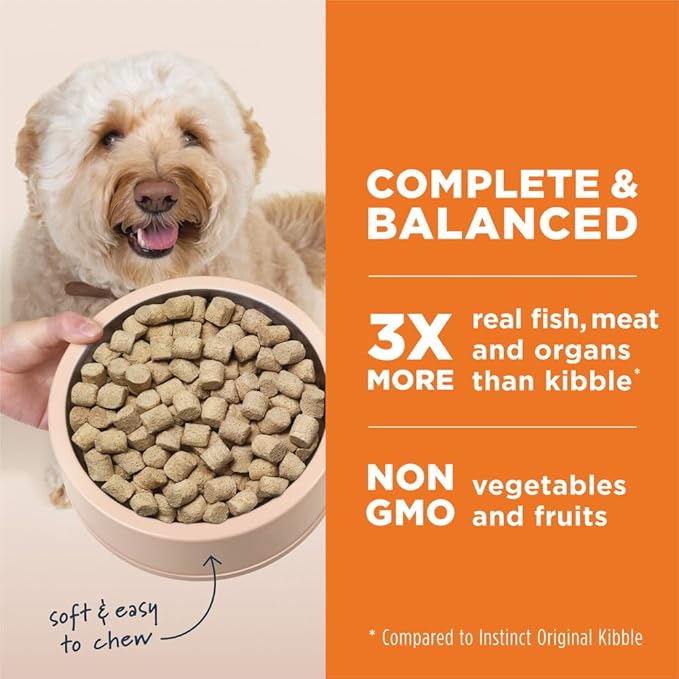 Instinct Freeze Dried Raw Meals, Natural Dry Dog Food, Grain Free - Real Beef, 14 oz. Bag