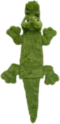 Best Pet Supplies Squeaky Dog Toys with Soft Durable Fabric for Small, Medium and Large Pets Interactive Toy for Indoor Play, Supports Active Biting and Play - Alligator, Large