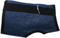 Kitty Holster Cat Harness – Secure Cat Harness for Walking, Soft Cotton Cat Accessories, Comfortable Fit, Strong Hook-and-Loop Closure, Made in USA – Denim Blue, XL
