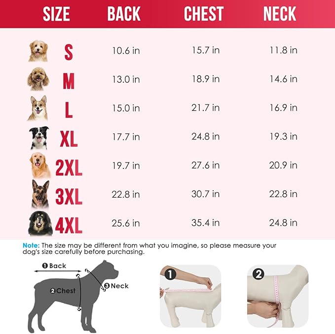 SlowTon Dog Hoodie Tie Dye - Warm Dog Sweater Hoodies with Pocket, Fall Winter Dogs Coat Jacket Pet Outfit Puppy Hooded Sweatshirt Clothes for Small Medium Large Dogs Boy Girl (Red, XXL)