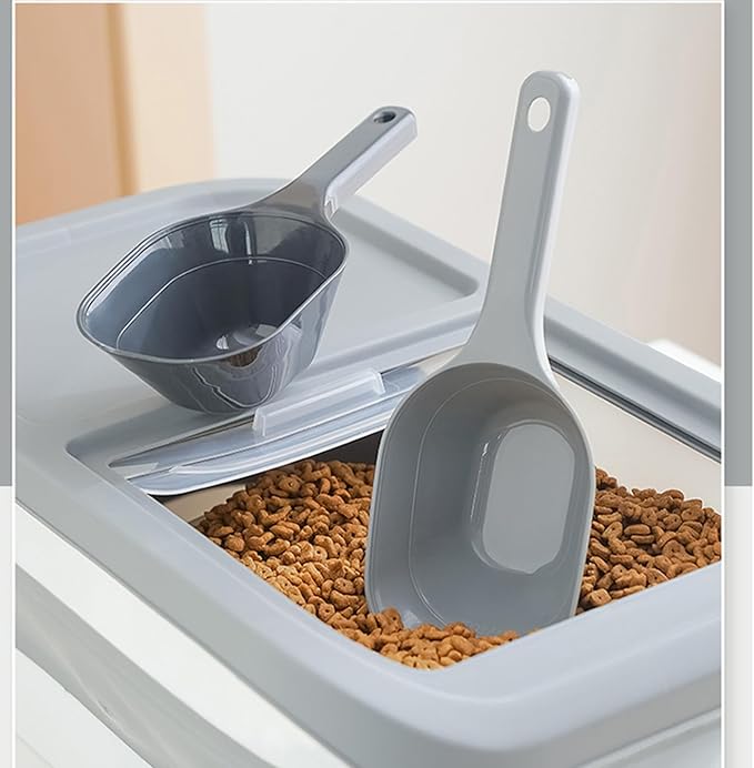 ANVS 3 Pack Dog Food Scoop Set, 1 Cup Dog Food Scoop Multi Purpose Plastic Pet Food Scoop Measure Cups for Dog,Puppy and Cat