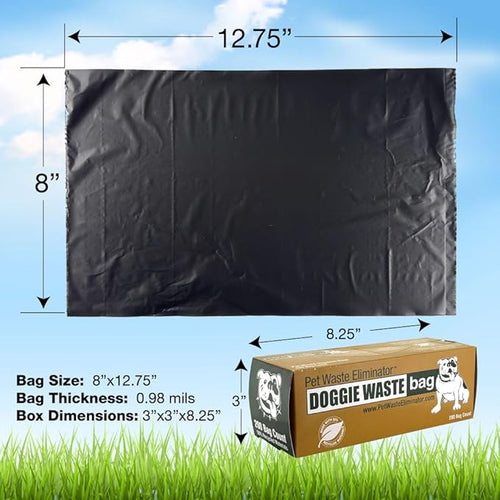 2000 Dog Poop Bags on Rolls - 50% Thicker, Leak-Proof & Opaque - Partially Made with Recycled Materials for Bulk Use, Parks, HOAs, Apartments