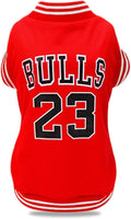 Dog Clothes Basketball Mesh Breathable T-Shirt,Pet Clothes Puppy Sportswear Spring/Summer Fashion Dog Shirt. (Red, Large)