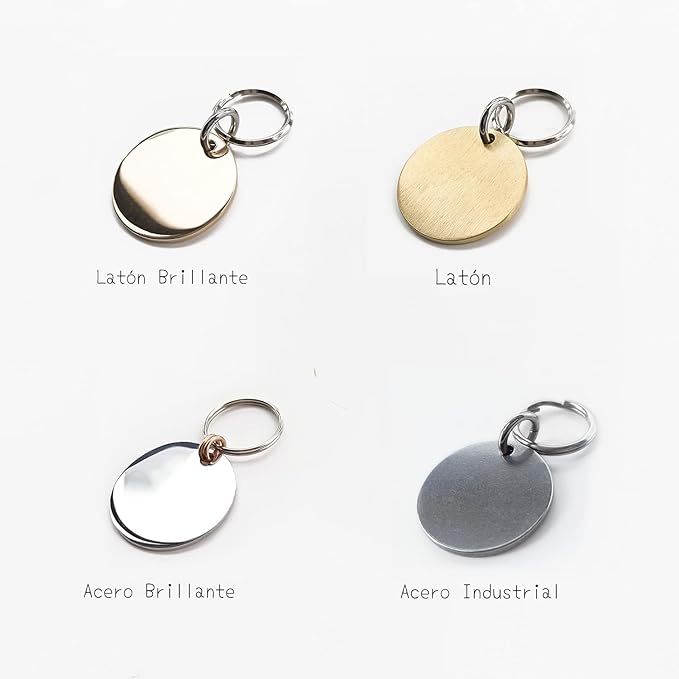 Cat Dog ID Tags Personalized 9 Corolla Styles Flower Wreath to Choose for Small Pets Collar Accessories Shiny Brass Copper Engraved Custom on Both Side