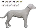Lovelonglong Ribbed Dog T-Shirt Cotton Knitted Dog Sweaters for All Season Pet T-Shirts for Large Medium Small Dogs Off White XS