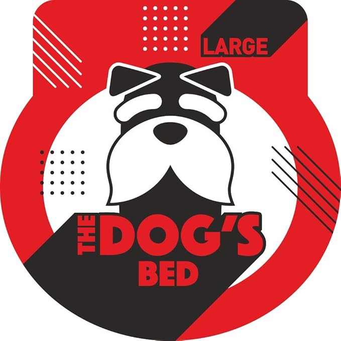 The Dog’s Bed Orthopedic Headrest Dog Bed Large Blue Oxford with Red Trim US Flag Dog Bed, Memory Foam, Hip & Elbow Dysplasia, Lameness, Waterproof Washable Cover