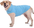 Fleece Dog Coat Pet Jacket Reflective for Cold Weather for Extra Large to Small Pets(Blue,S)