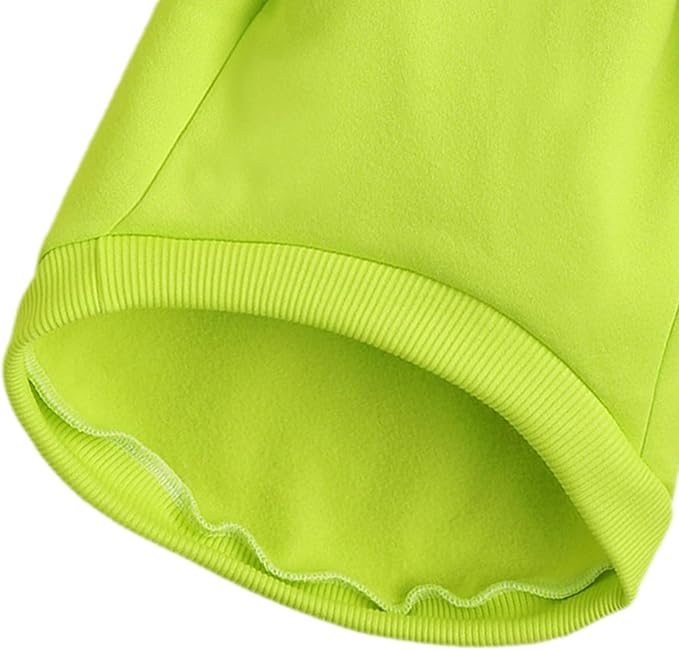 Puppy Sweater for Small Dogs Clothes Warm Winter Cat Clothe Pet Sweatshirt Knitwear Doggie Kitten Clothing, Light Green, XX-Small