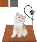 On/Off Switch Electric Pet Heating Pad with Chew Resistant Cord and 2PCS Machine Washable Cover,Indoor Heated Pet Bed Warmer,for Cat Beds and Dog Beds (Small)