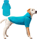 Basic Dog Hoodie Sweatshirts, Pet Clothes Hoodies Sweater with Hat and Leash Hole, Soft Cotton Outfit Coat for Small Medium Large Dogs, Royal Blue (X-Large)