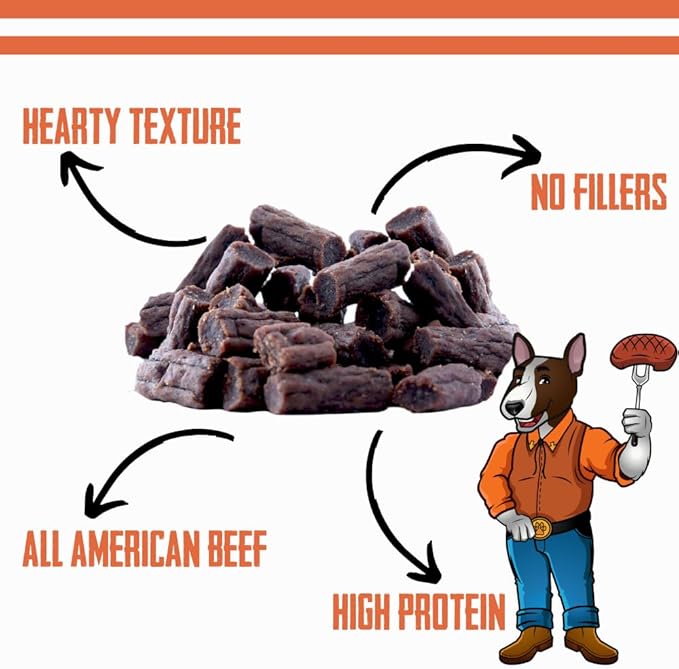 Bully Boy's Famous Beef Training Nibs Dog Treats | Free from Wheat, Corn, Soy, or Gluten | USA Sourced Ingredients | with Smokehouse Beef | Made in Utah | 7 oz - 3 Pack