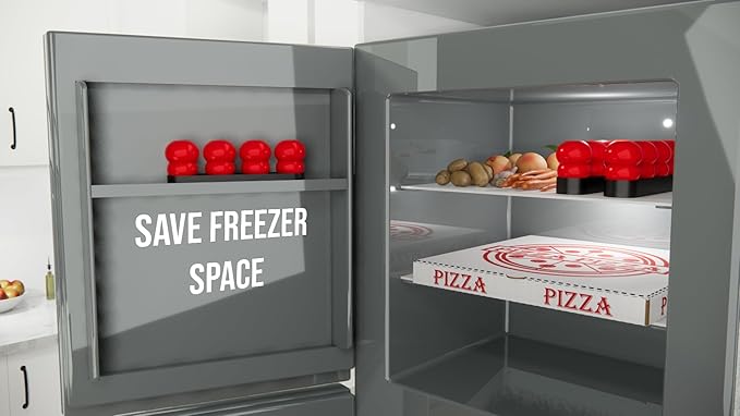 Kong Freezer Holder with Built in Plugs Kong Stand Dog Enrichment (XXL (Holds 3))