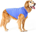 Goldpaw Stretchy Fleece Jacket for Small Dogs - Super Soft, Warm Dog Sweater - Pet Sweater Vest for Fall and Winter - Canine Clothes Made in The USA - Machine Washable - Cornflower Blue - Size 12