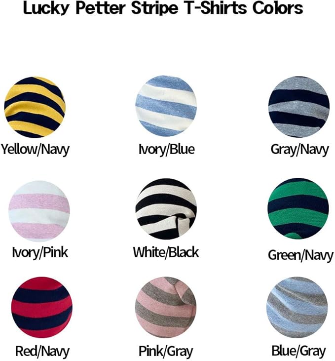 Dog Cotton Shirts for Small and Large Dogs Rugby Striped T-Shirts Soft Breathable Dog Shirt pet Clothes (2X-Large, White/Black)
