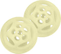 Chew King by Mammoth Glowing Fetch Ball, Dog Ball Toys, Large 2-Pack Lattice