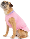 Goldpaw Duluth Double Fleece Dog Sweater Vest for Medium Dogs - Soft, Stretchy Dog Fleece - Warm Pet Jacket for Fall and Winter - Premium Pet Outerwear - Machine Washable - Rose/Lavender - Size 20