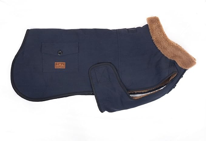 Sedona Dawn Dog Winter Jacket with Sherpa Fleece Lined Canvas for Medium and Large Breeds - Cold Weather Coat - 65 (XL)