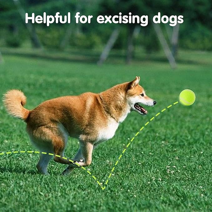 6 Pack Mini Tennis Balls for Pet Playing Fecth, 2 inch Dogs Training Tennis Balls for Small Size Dogs, Interactive Dog Playing Balls Fits 2 inch Dog Ball Launchers…