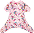 CuteBone Small Dogs Outfit Soft Puppy Onesies Pjs Dog Pajamas Pet Coat Cat Apparel Comfy Doggie Jumpsuit Bodysuit for All Seasons P67S