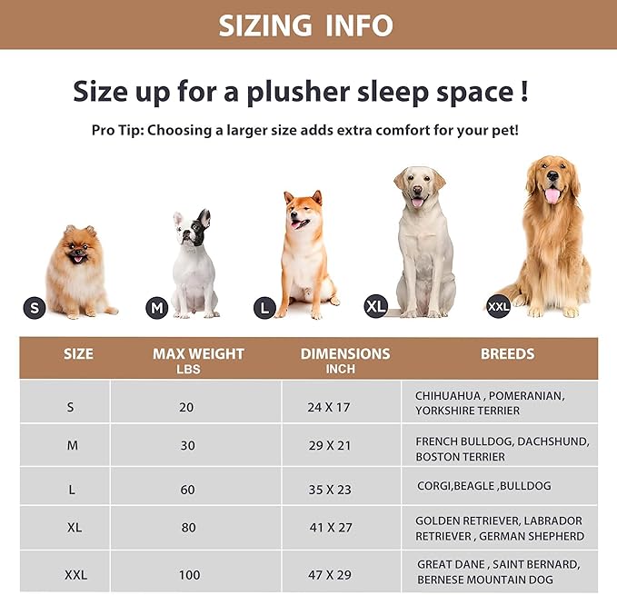 Dog Crate Pad for XX Large Dogs - 47x29 Orthopedic Dog Bed with Memory Foam, Washable Water-Resistant Soft Pet Mat with Non-Slip Bottom, Khaki