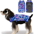 CuteBone Winter Dog Coat - Waterproof & Windproof Jacket for Small to Large Dogs - Reversible Soft Vest with Adjustable Thick Lining & Leash Hole