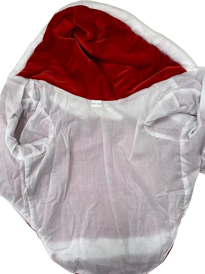 Christmas Dog Hoodie for Small Medium Large Dogs, Santa Claus Dogs Hoodie Christmas Cosplay Clothes Reindeer Dog Costume Outfits Pullover XXXL