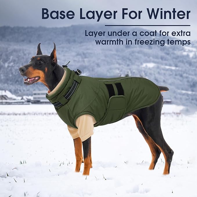 IECOii 2 Pack XXL Dog Fleece Sweater for Large Dogs, Warm Dog Turtleneck with Stretch for Pitbull Sweater, Fall Winter Pullover Dogs Sweatshirt with Sleeve, Indoor & Outdoor Sweaters for Walking, 2XL