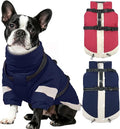 MIGOHI Dog Coat with Harness Built in, 2-in-1 Thermal Dog Winter Coat, Windproof Reflective Jacket with High Collar for Medium Dogs, Easy On Back Zipper, Cocker Spaniels, Navy Blue, L