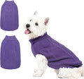 Mihachi Turtleneck Dog Sweater - Winter Coat Apparel Classic Cable Knit Clothes with Leash Hole for Cold Weather, Ideal Gift for Pet in New Year Light Purple SM