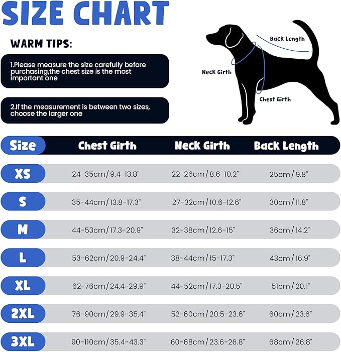 Warm Dog Coat,Waterproof Jacket in Winter Adjustable and Reversible Doggy Fleece Outfit,Thick Clothes with Foldable Collar for Puppy in Cold Days,L RoyalBlue