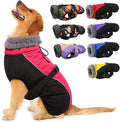 IECOii Extra Warm Fleece Dog Jacket with Buckle - Reflective Turtleneck Coat for Cold Weather - Small to Extra Large Dogs