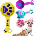 ubjva Personalized Dog Food Scoop Custom Cat Food Measuring Cup with Name Pet Accessories Gifts for Pet Lover