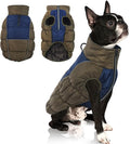 IECOii Medium Dog Coat - Waterproof, Fleece Lined, Reflective, Warm Winter Jacket