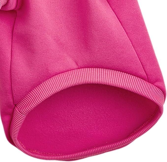 Puppy Sweater for Small Dogs Clothes Warm Winter Cat Clothe Pet Sweatshirt Knitwear Doggie Kitten Clothing, Rose, XX-Small