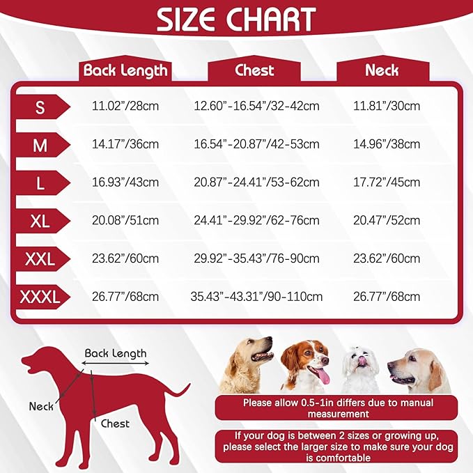 IDOMIK Dog Winter Coat, Reflective Waterproof Dog Jacket for Cold Weather, Warm Pet Coats for Small Medium Large Dogs, High Collar Doggy Fleece Snow Jacket, Winter Vest with Adjustable Buckle,S