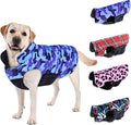 CuteBone Winter Dog Jacket - Windproof & Waterproof, Reversible & Adjustable for Small to Large Dogs - Warm Cold Weather Coats with Leash Hole