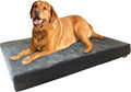Dogbed4less XL Orthopedic Memory Foam Dog Bed with Machine Washable Cover, Waterproof Lining for Medium to Large Pet, 47X29X4 Pad Fit 48X30 Crate