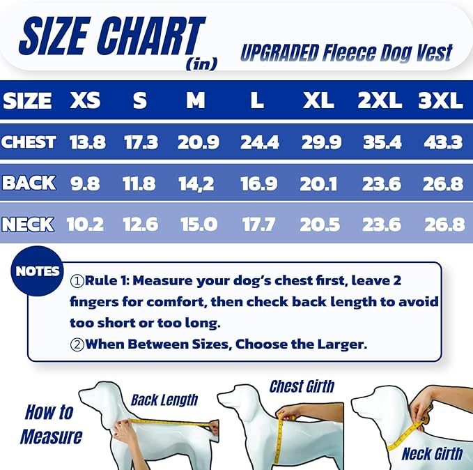 Winter Classic Warmth Dog Fleece Vest Sweater, Soft Sweaters for Small Dogs with Back-Zipper, Turtleneck Puppy Vests Sweatshirt, Pet Coat Clothes with Reflective Strip for Chihuahua, Yorkie(Gray, XS)