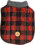 King Buck Quilted Dog Jacket, Buffalo Red, M/L, KB-QJKT-RDBFL-M/L-1